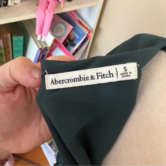 Abercrombie & Fitch Long-Sleeve Strappy Halter Mini Dress - Picture 5 of 5